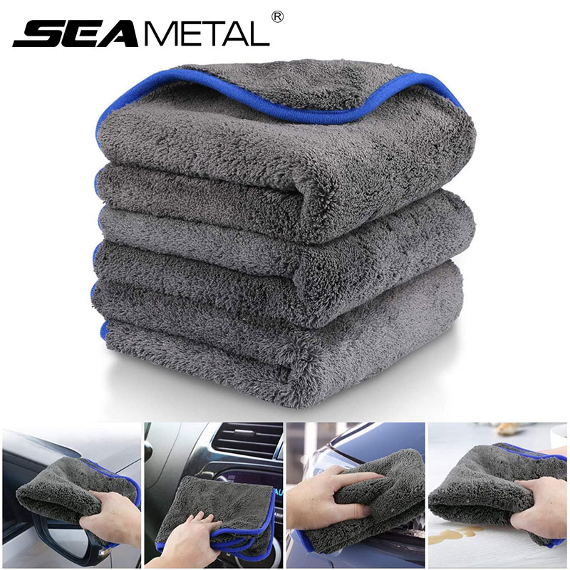 Microfiber Car Drying Towel Super Absorbent - SEAMETAL 1200GSM mikrofiber araba yıkama havlusu
