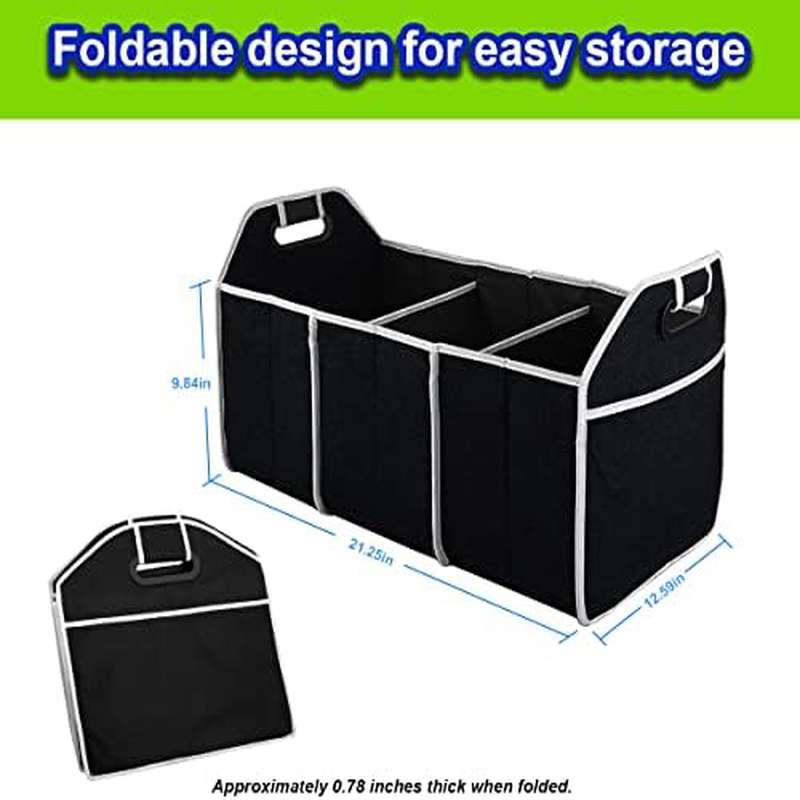Taşınabilir, Katlanabilir, 3 B - Car Trunk Organizer Foldable Storage Box incelemesi ve fiyatı