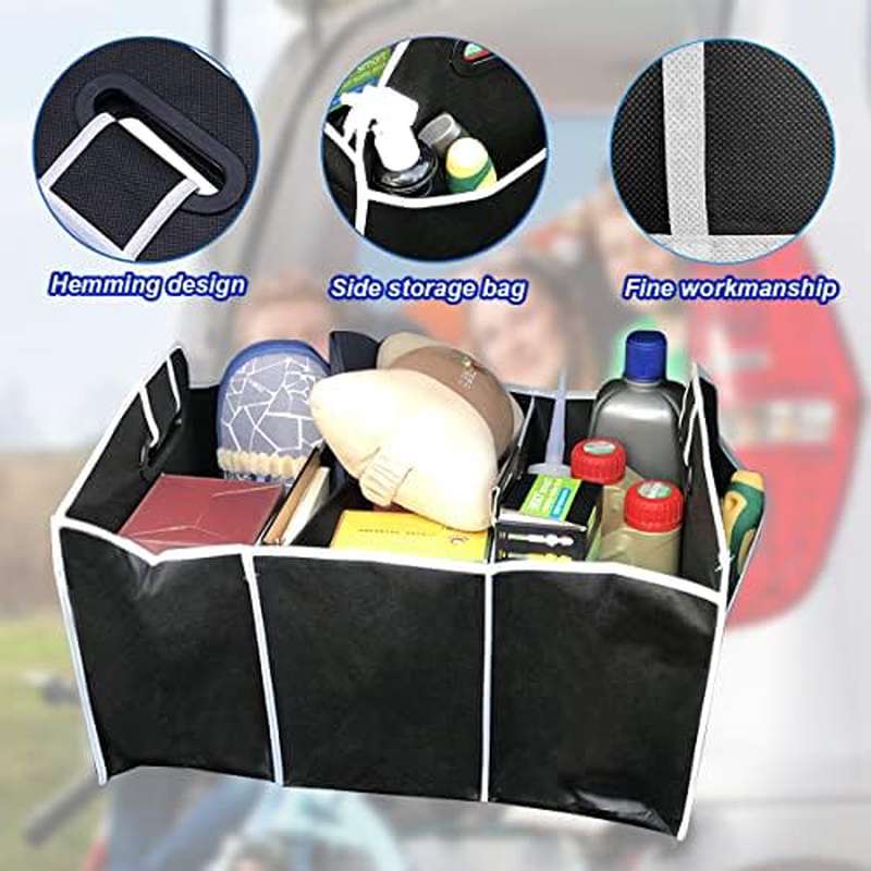Taşınabilir, Katlanabilir, 3 B - Car Trunk Organizer Foldable Storage Box incelemesi ve fiyatı
