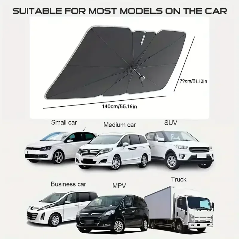 Katlanabilir Araba Güneşliği,  - Car Sunshade Windshield Umbrella Foldable incelemesi ve fiyatı