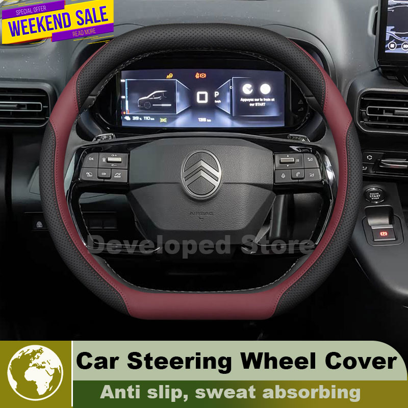 Citroen E-Berlingo 2024-2026 i - Car Steering Wheel Cover Anti Slip Breathable incelemesi ve fiyatı