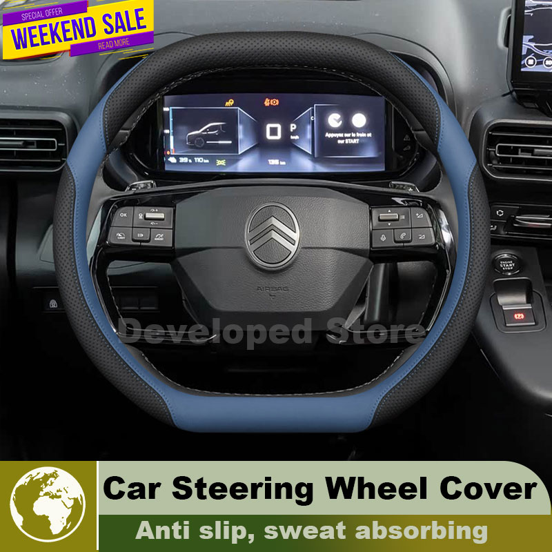 Citroen E-Berlingo 2024-2026 i - Car Steering Wheel Cover Anti Slip Breathable incelemesi ve fiyatı