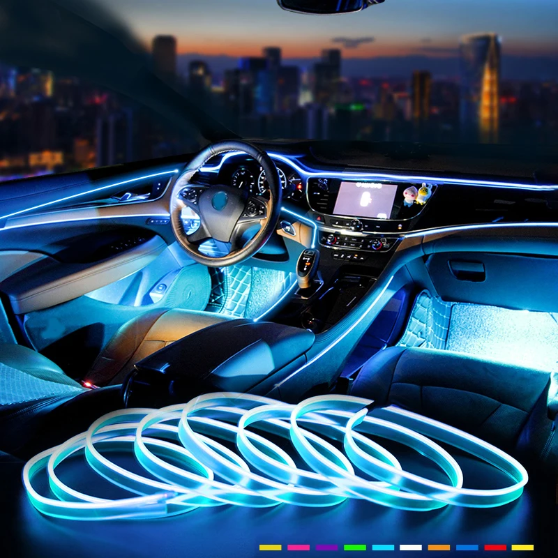 Araba İçi Ortam LED Işık Şerid - Led Ambient Interior Car Lights App Control incelemesi ve fiyatı