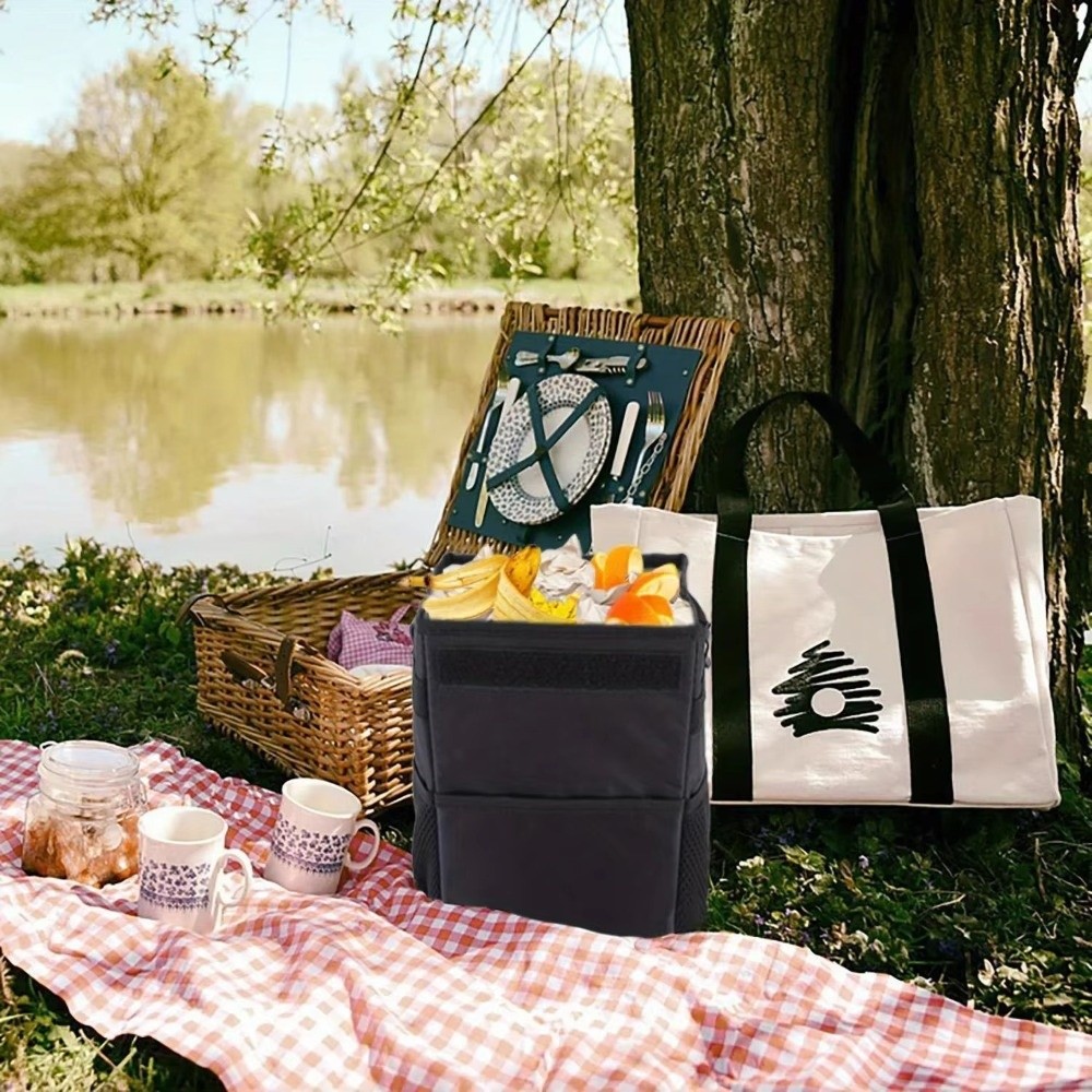 Katlanabilir, Kapaklı, İçinde  - Waterproof Car Trash Can With Lid incelemesi ve fiyatı